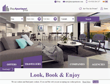 Tablet Screenshot of dayapartment.com